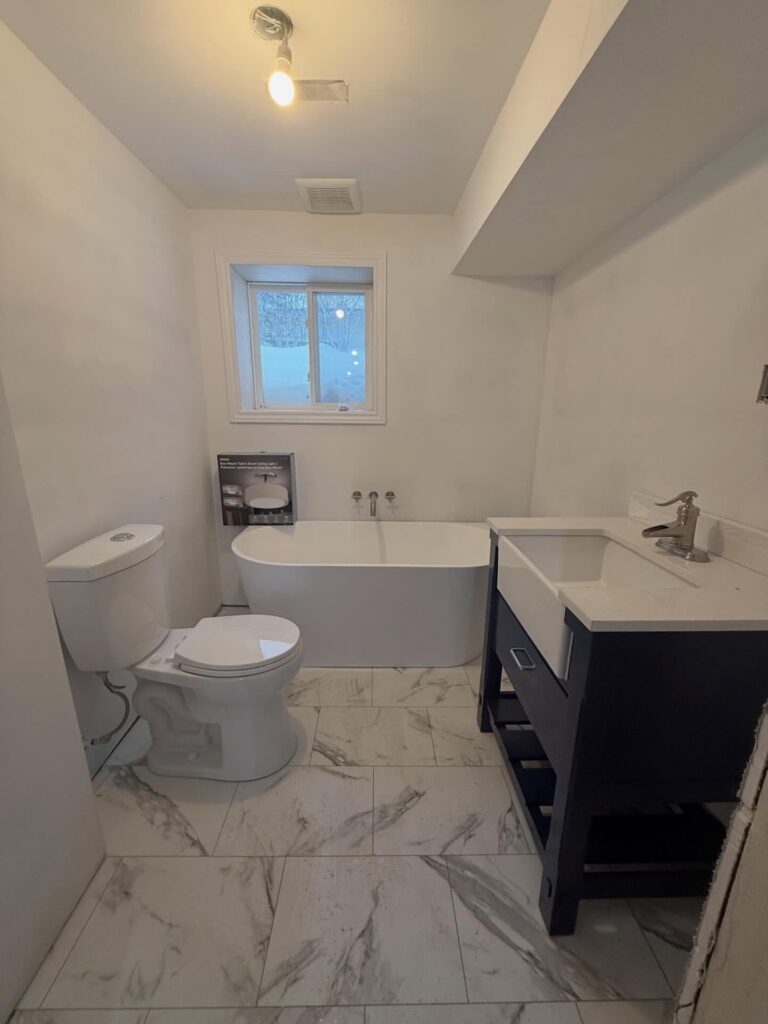 Bathroom after